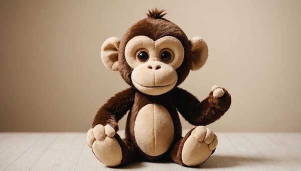 Découvrez la peluche singe qui s'accroche : un compagnon ludique